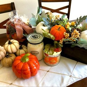 Fall Home Decor Bundle! Candles + Pumpkins + More!